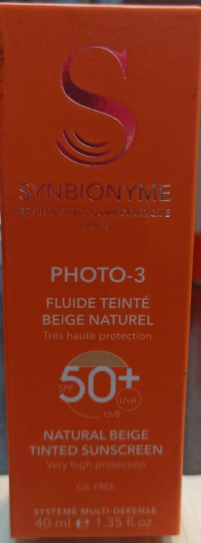 سینبیونیم ضدآفتاب رنگی بژ طبیعی spf50