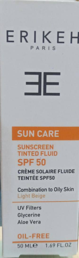 اریکه ضدآفتاب فلوئید بژ روشن فاقد چربی spf50