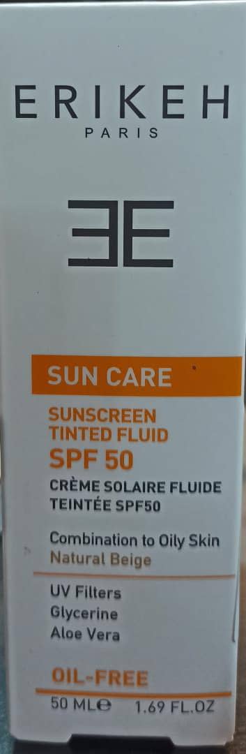 اریکه ضدآفتاب فلوئید بژ طبیعی و فاقد چربی spf50