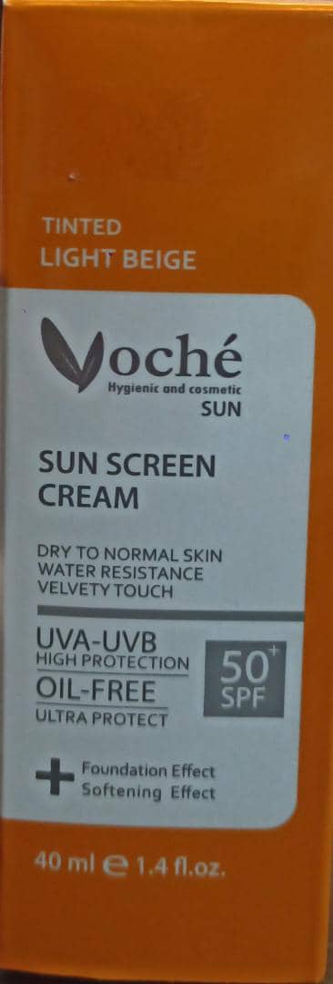 وچه ضدآفتاب بژ روشن پوست خشک spf50