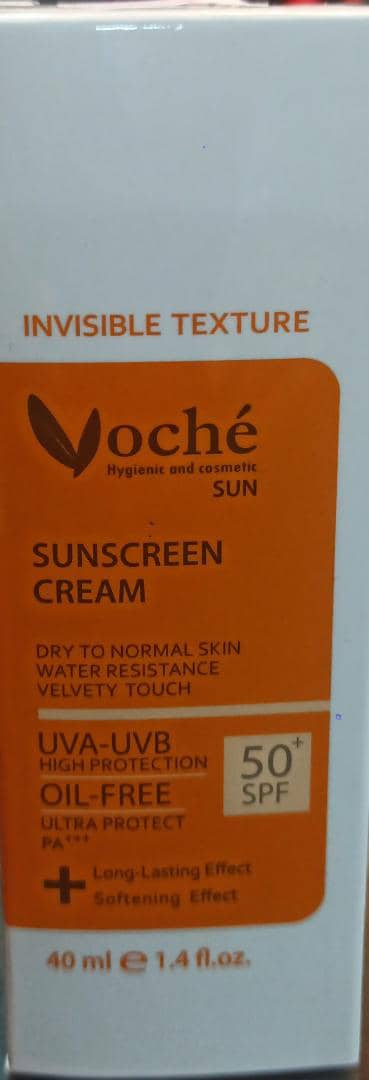 وچه ضدآفتاب بدون رنگ پوست خشک spf50
